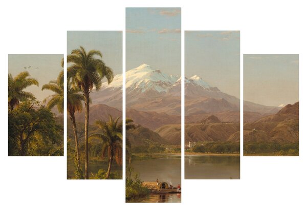 Obraz - Frederic Edwin Church, Tamaca Palms, reprodukcia (150x105 cm)