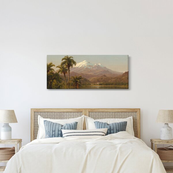 Obraz - Frederic Edwin Church, Tamaca Palms, reprodukcia (120x50 cm)