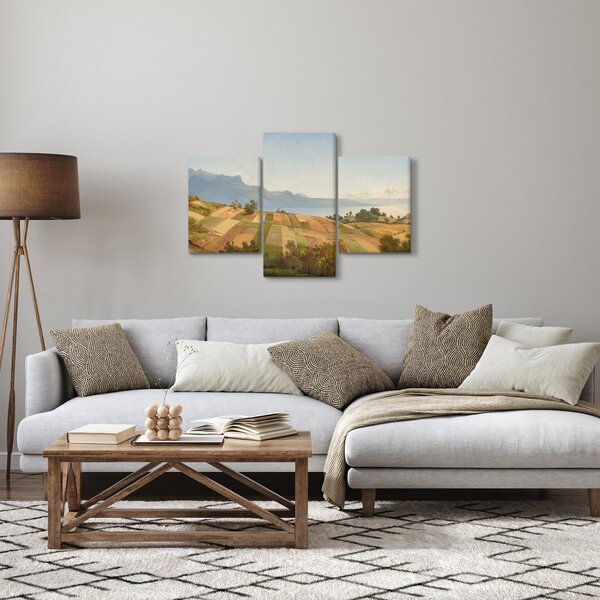 Obraz - Alexandre Calame, Swiss Landscape, reprodukcia (90x60 cm)