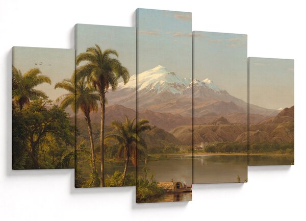 Obraz - Frederic Edwin Church, Tamaca Palms, reprodukcia (150x105 cm)