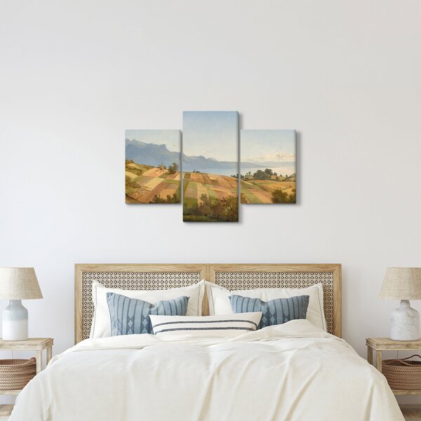 Obraz - Alexandre Calame, Swiss Landscape, reprodukcia (90x60 cm)