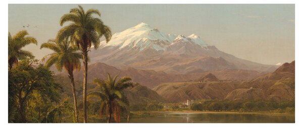 Obraz - Frederic Edwin Church, Tamaca Palms, reprodukcia (120x50 cm)