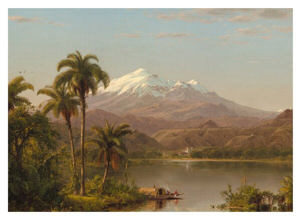 Obraz - Frederic Edwin Church, Tamaca Palms, reprodukcia (70x50 cm)