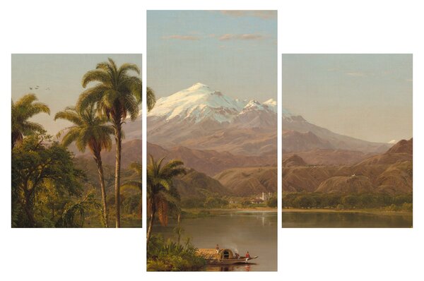 Obraz - Frederic Edwin Church, Tamaca Palms, reprodukcia (90x60 cm)