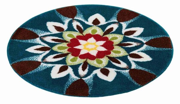GRUND Mandala koberec HARMONY zelený Rozmer: ø 100 cm