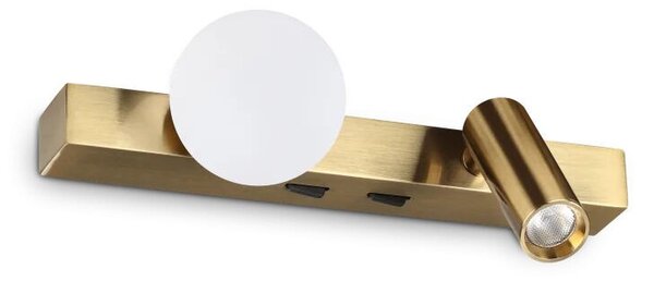Ideal lux I336671 LED nástenné svietidlo PING PONG | 6W integrovaný LED zdroj