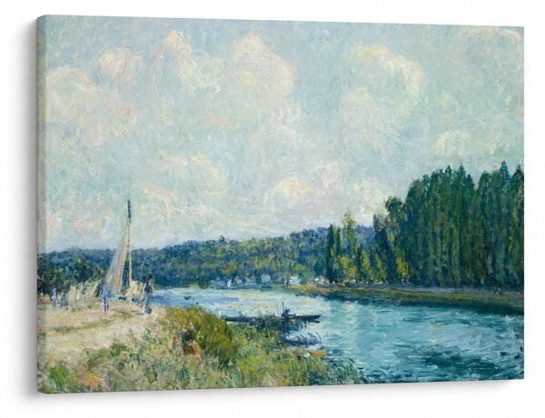 Obraz - Alfred Sisley, The Banks of the Oise, reprodukcia (70x50 cm)