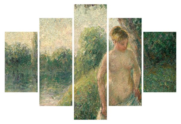 Obraz - Camille Pissarro, The Bather, reprodukcia (150x105 cm)