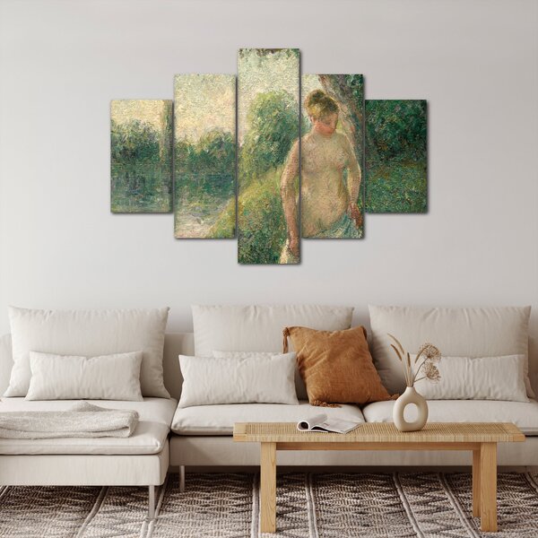 Obraz - Camille Pissarro, The Bather, reprodukcia (150x105 cm)