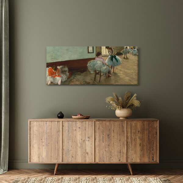 Obraz - Edgar Degas, The Dance Lesson, reprodukcia (120x50 cm)