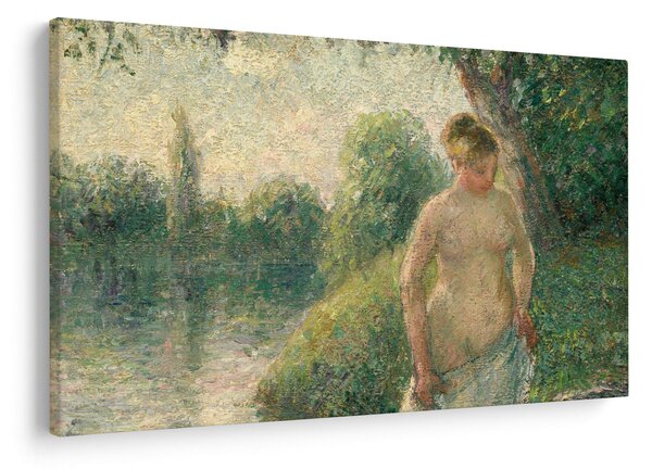 Obraz - Camille Pissarro, The Bather, reprodukcia (90x60 cm)