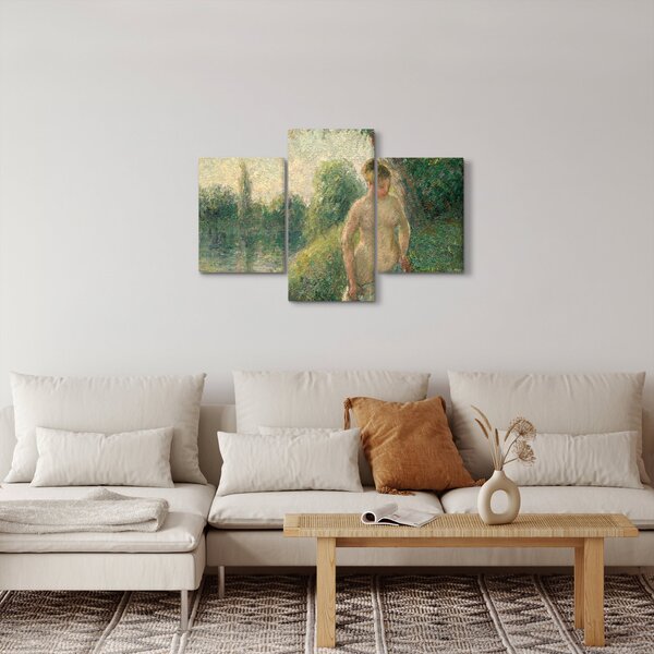 Obraz - Camille Pissarro, The Bather, reprodukcia (90x60 cm)