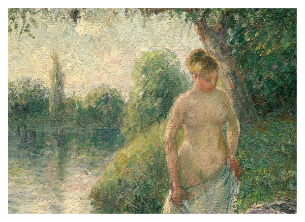 Obraz - Camille Pissarro, The Bather, reprodukcia (70x50 cm)