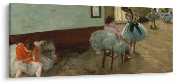 Obraz - Edgar Degas, The Dance Lesson, reprodukcia (120x50 cm)