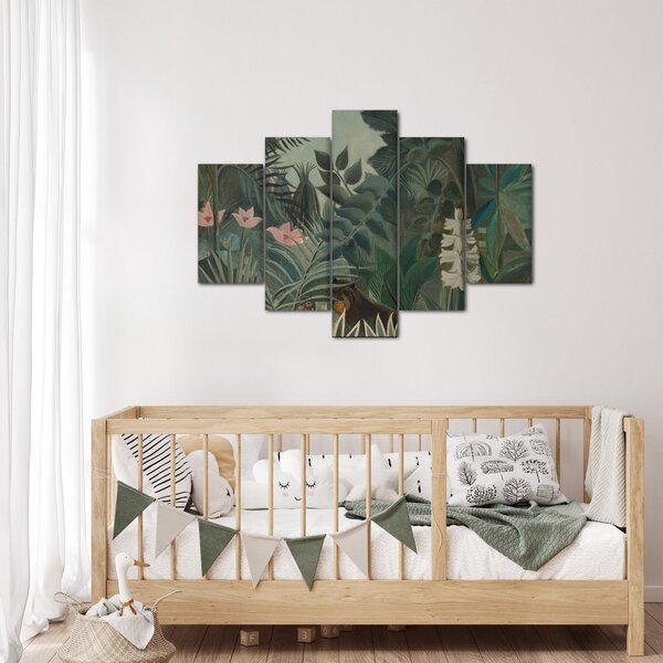 Obraz - Henri Rousseau, The Equatorial Jungle, reprodukcia (150x105 cm)