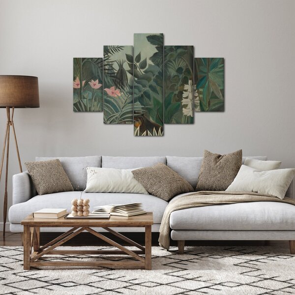 Obraz - Henri Rousseau, The Equatorial Jungle, reprodukcia (150x105 cm)