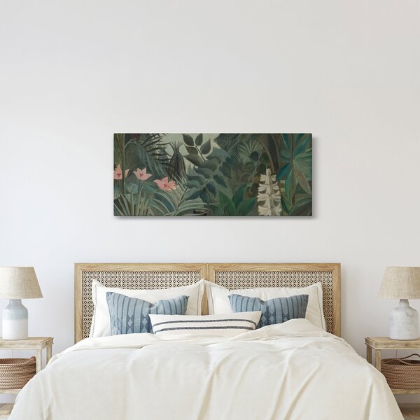 Obraz - Henri Rousseau, The Equatorial Jungle, reprodukcia (120x50 cm)