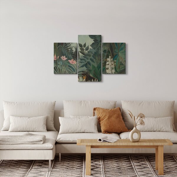 Obraz - Henri Rousseau, The Equatorial Jungle, reprodukcia (90x60 cm)