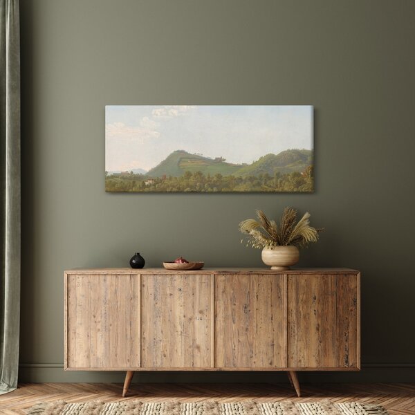 Obraz - Simon Denis, View Near Naples, reprodukcia (120x50 cm)