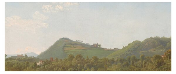 Obraz - Simon Denis, View Near Naples, reprodukcia (120x50 cm)