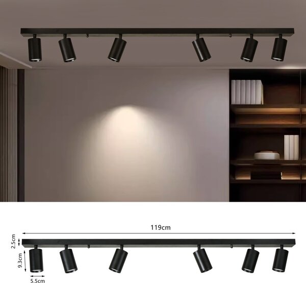 Immax NEO LITE 07268W LED bodové stropné svietidlo PUNTO | 6W integrovaný LED zdroj