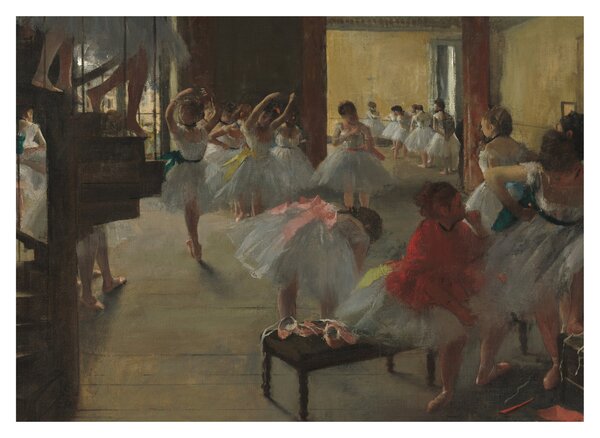 Obraz - Edgar Degas, The Dance Class, reprodukcia (70x50 cm)