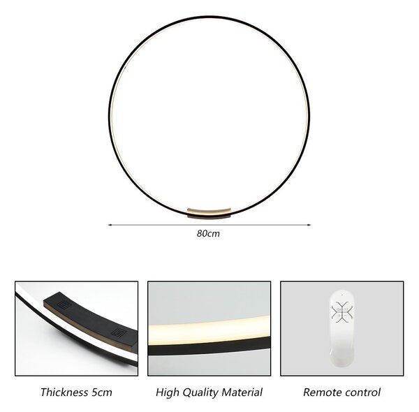 Immax NEO 07245-80 LED nástenné + stropné svietidlo FINO | 50W integrovaný LED zdroj | 3420lm