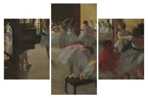 Obraz - Edgar Degas, The Dance Class, reprodukcia (90x60 cm)