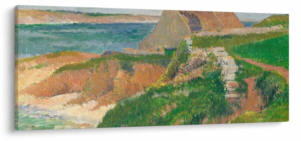 Obraz - Henri Moret, The Island of Raguenez, Brittany, reprodukcia (120x50 cm)