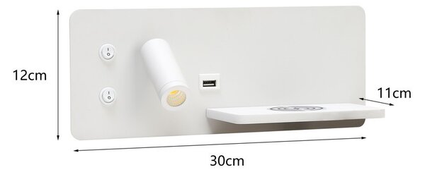 Immax 08285L LED nástenné svietidlo Be PREPARE integrovaný LED zdroj