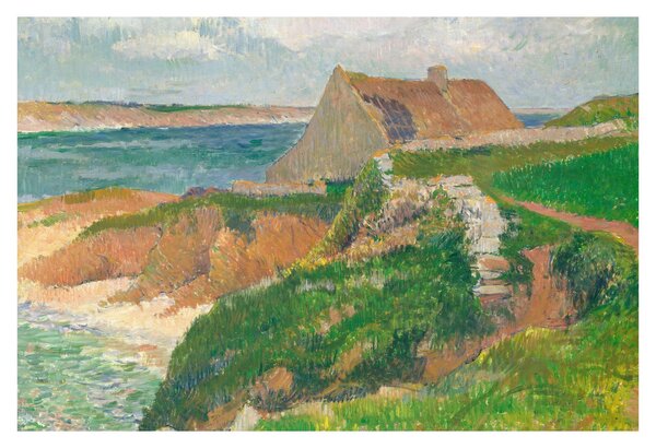 Obraz - Henri Moret, The Island of Raguenez, Brittany, reprodukcia (90x60 cm)