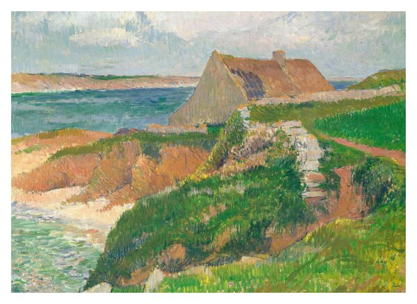 Obraz - Henri Moret, The Island of Raguenez, Brittany, reprodukcia (70x50 cm)