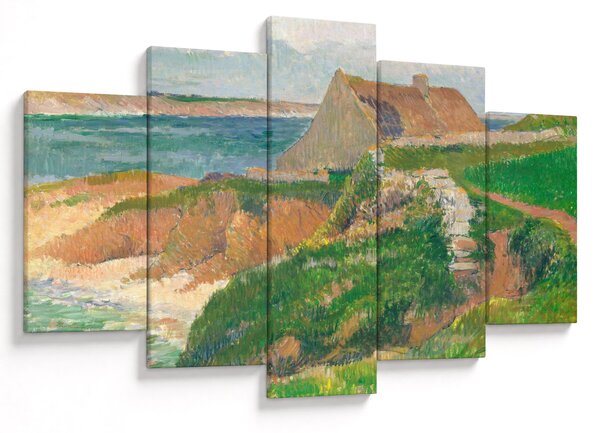 Obraz - Henri Moret, The Island of Raguenez, Brittany, reprodukcia (150x105 cm)