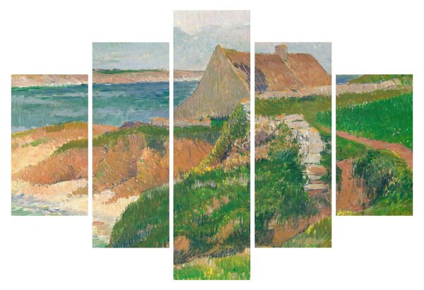 Obraz - Henri Moret, The Island of Raguenez, Brittany, reprodukcia (150x105 cm)