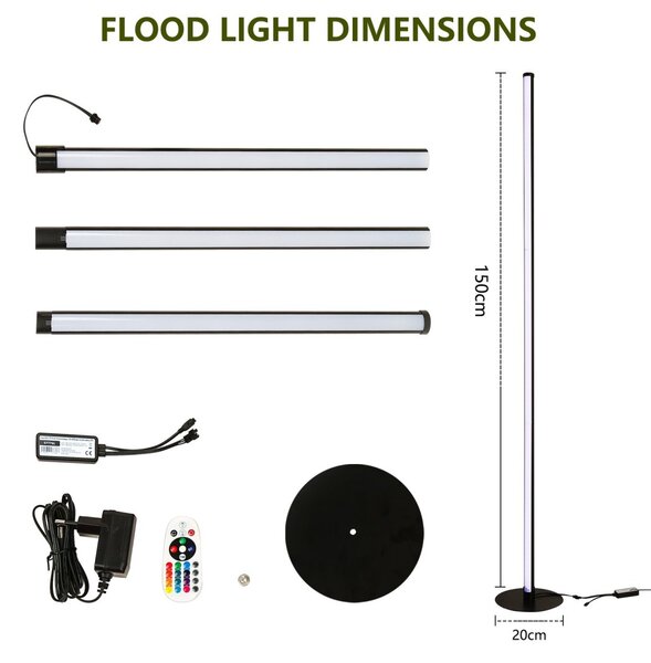 Immax 07776L LED stojacia lampa Ambiente | 12W integrovaný LED zdroj