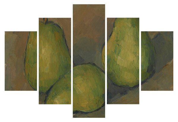 Obraz - Paul Cézanne, Three Pears, reprodukcia (150x105 cm)