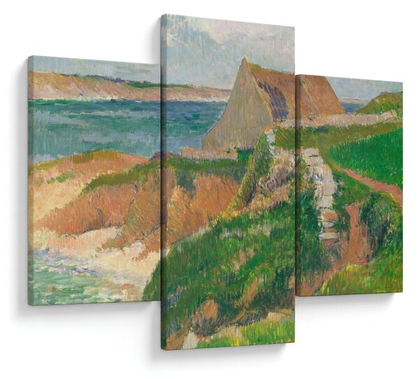 Obraz - Henri Moret, The Island of Raguenez, Brittany, reprodukcia (90x60 cm)