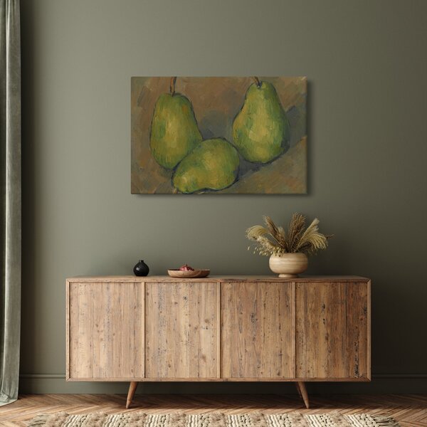 Obraz - Paul Cézanne, Three Pears, reprodukcia (90x60 cm)