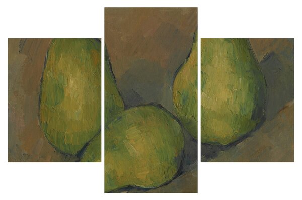 Obraz - Paul Cézanne, Three Pears, reprodukcia (90x60 cm)