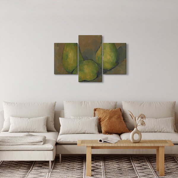 Obraz - Paul Cézanne, Three Pears, reprodukcia (90x60 cm)