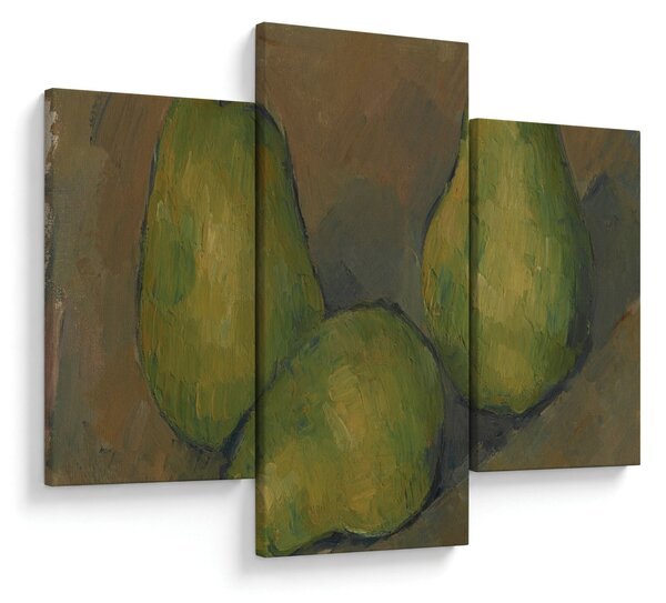 Obraz - Paul Cézanne, Three Pears, reprodukcia (90x60 cm)