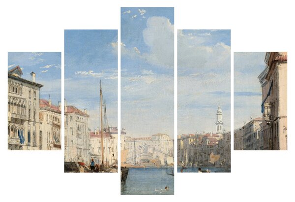 Obraz - Richard Parkes Bonington, The Grand Canal, reprodukcia (150x105 cm)