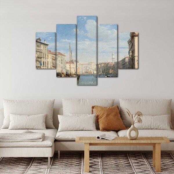 Obraz - Richard Parkes Bonington, The Grand Canal, reprodukcia (150x105 cm)