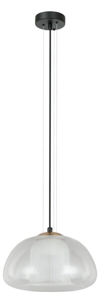 Italux PND-61001A-BK závesné stropné svietidlo Feder E27