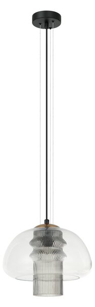 Italux PND-61001C-BK závesné stropné svietidlo Feder E27
