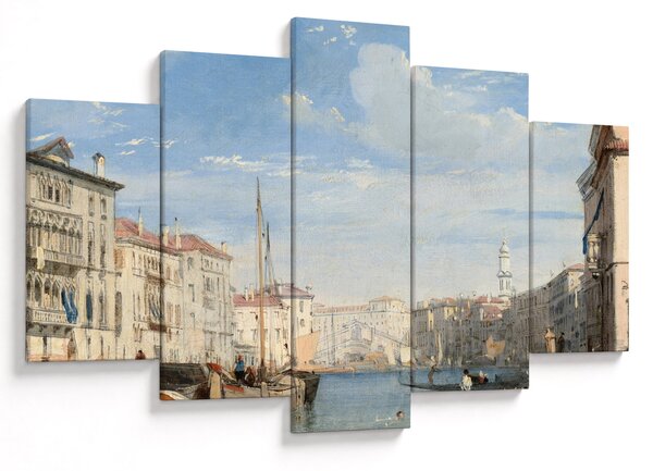 Obraz - Richard Parkes Bonington, The Grand Canal, reprodukcia (150x105 cm)