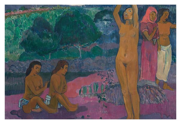 Obraz - Paul Gauguin, The Invocation, reprodukcia (90x60 cm)