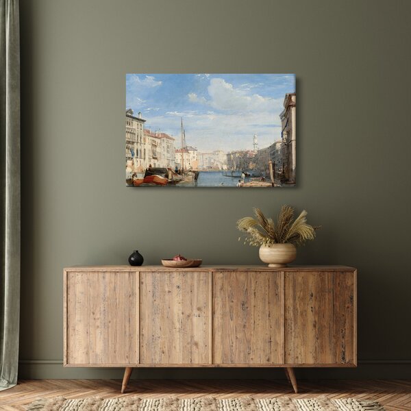 Obraz - Richard Parkes Bonington, The Grand Canal, reprodukcia (90x60 cm)