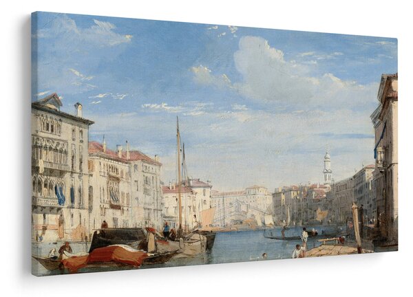 Obraz - Richard Parkes Bonington, The Grand Canal, reprodukcia (90x60 cm)