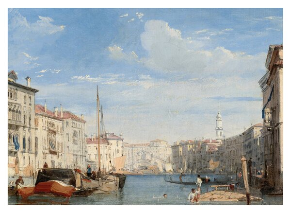 Obraz - Richard Parkes Bonington, The Grand Canal, reprodukcia (70x50 cm)